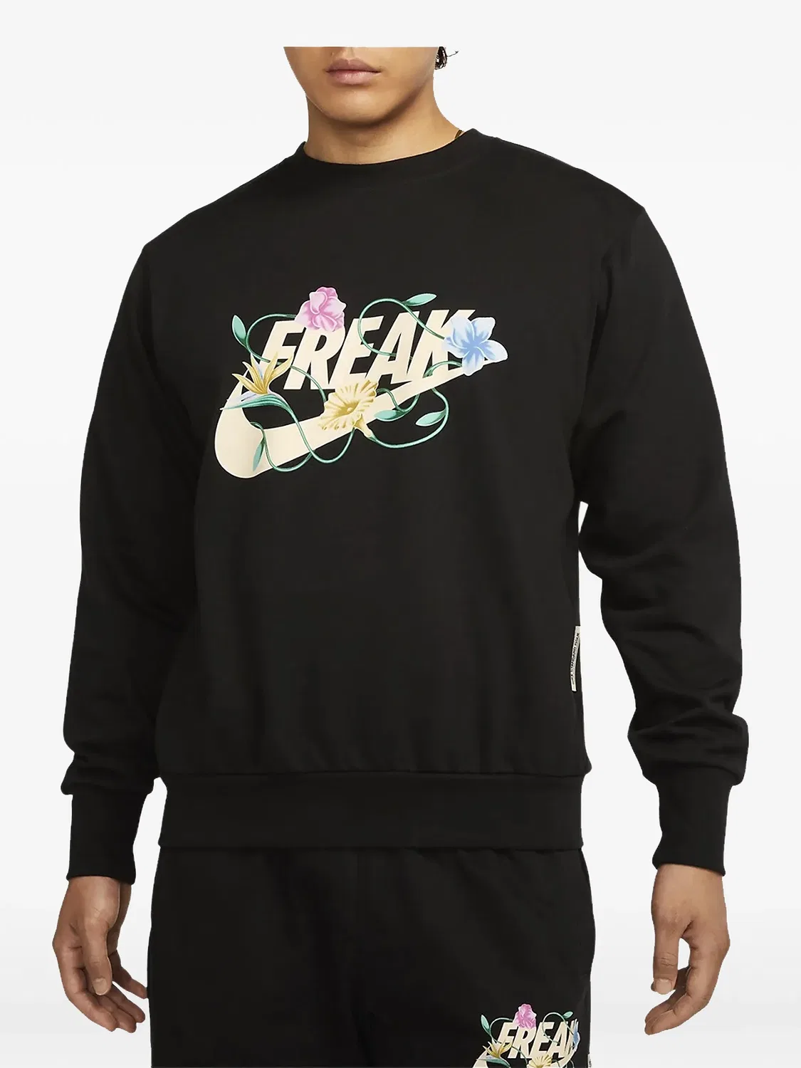 Свитер Standard Issue с цветочным принтом из коллаборации с Giannis Nike, черный