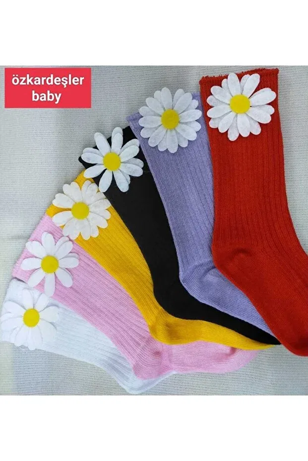 Детский комплект носков для новорожденных с рисунком Özkardeşler Baby, Multicolored