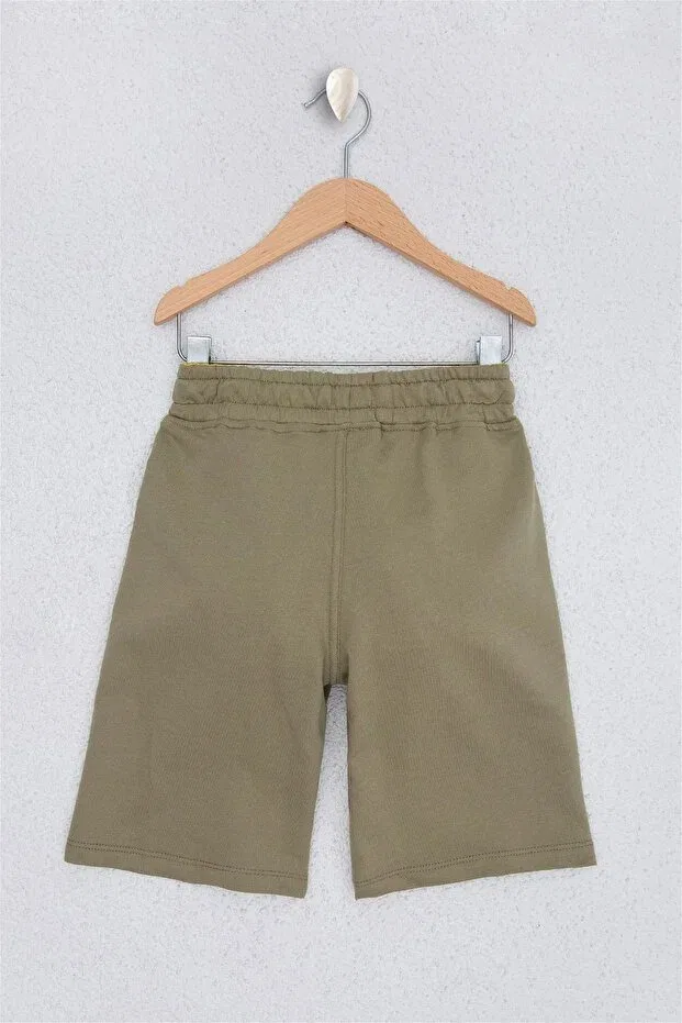 Детские шорты для мальчиков хлопковые U.S. Polo Assn., Haki — фото 2
