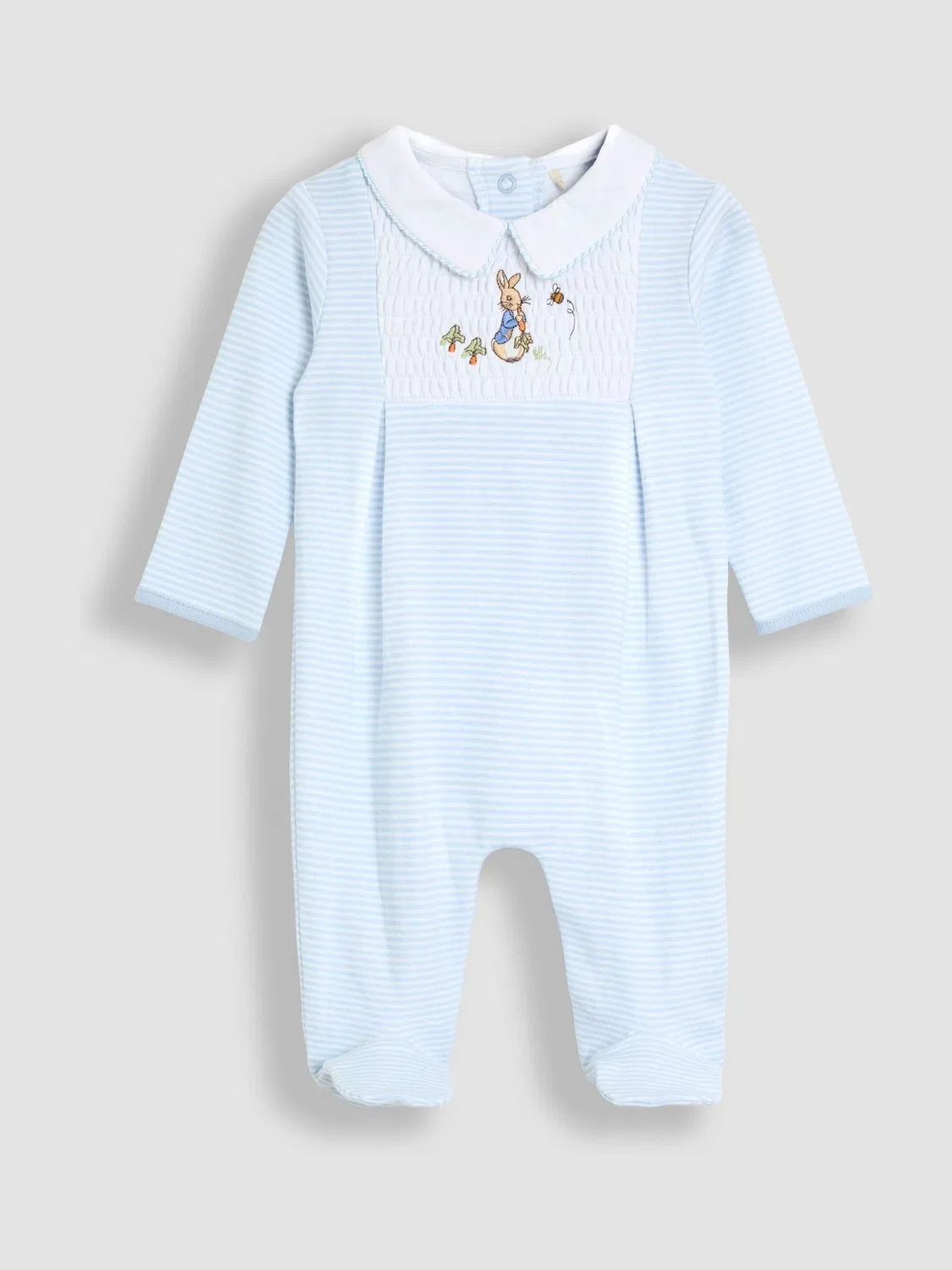 Комбинезон с вышивкой Peter Rabbit Jojo Maman Bébé, синий в полоску