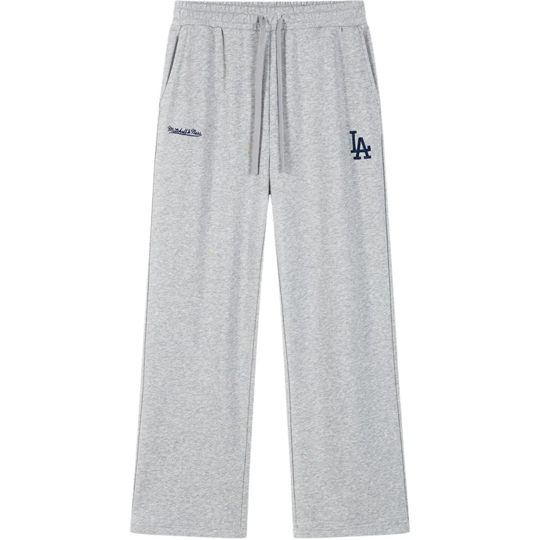 Детские трикотажные спортивные штаны свободного кроя Los Angeles Dodgers Heather Gray Mitchell Ness