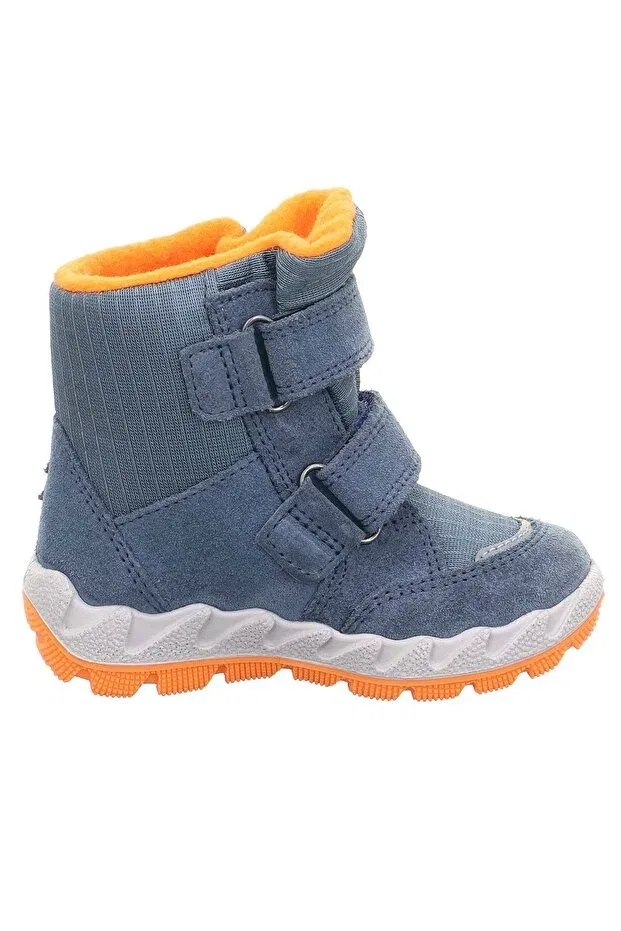 Детские ботинки для девочек водонепроницаемые Superfit, Hellblau/Orange — фото 4