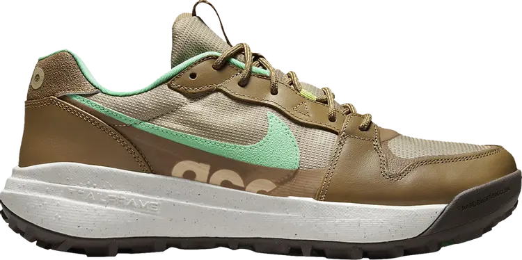 

Кроссовки Nike ACG Lowcate 'Limestone Green Glow', коричневый