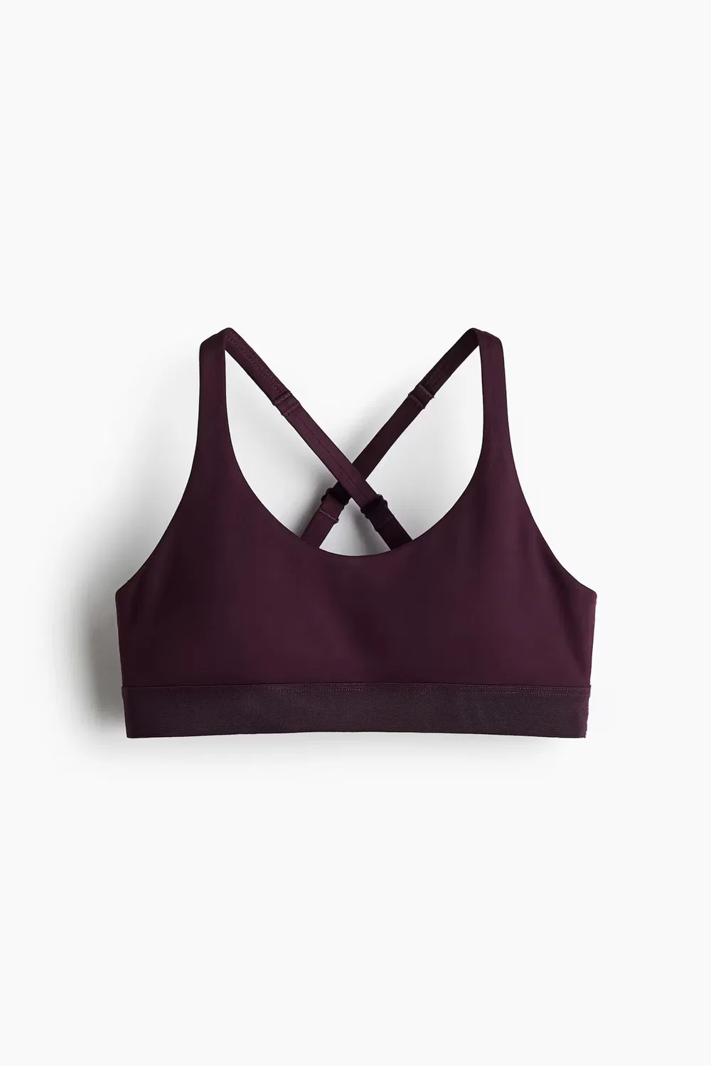 Мягкая спортивная майка с технологией DryMove H&M, Dunkellila