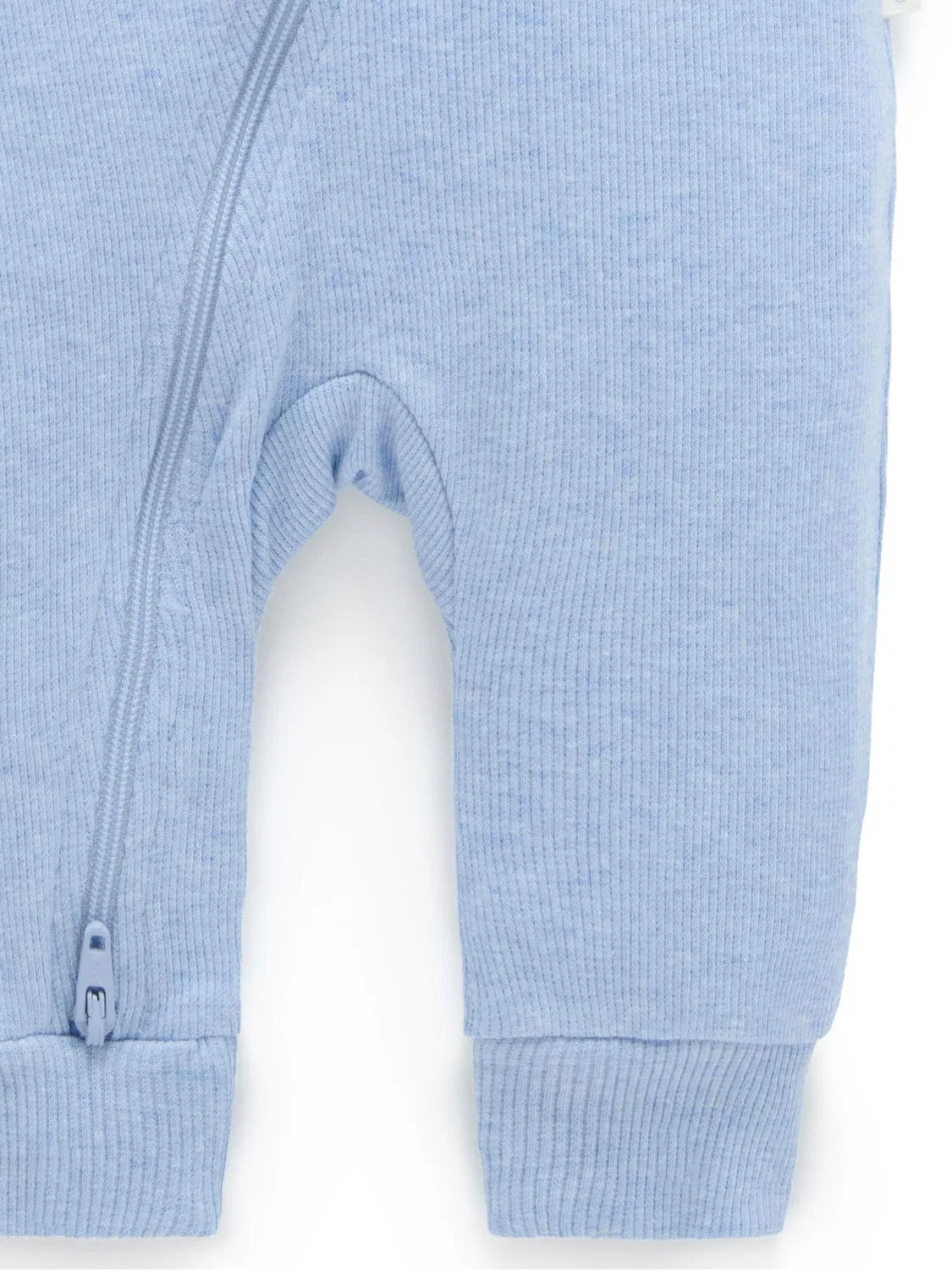 Боди на молнии Purebaby Blue — фото 3