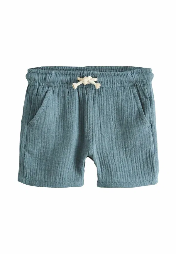 Шорты хлопковые Regular fit - soft textured pull on 5 pack - Next, Neutral Brown, Red, Sage Green, красный/синий/зеленый/коричневый — фото 4
