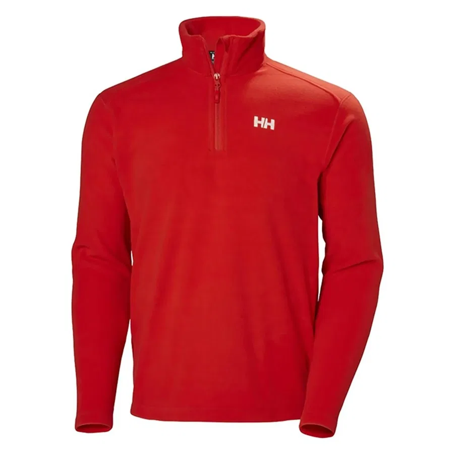 Детский флисовый верх с полузамком Junior Rider, Helly Hansen, Красный