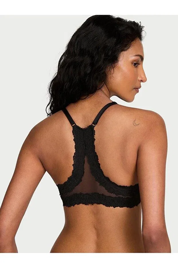 Женский бюстгальтер кружевной с легкой поддержкой Victoria'S Secret, Black — фото 2