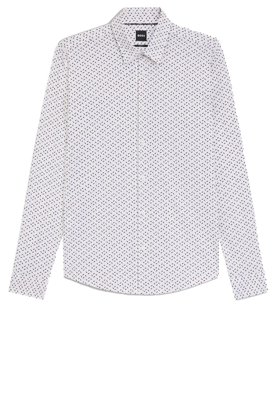 

Рубашка на пуговицах классического кроя BOSS, белый