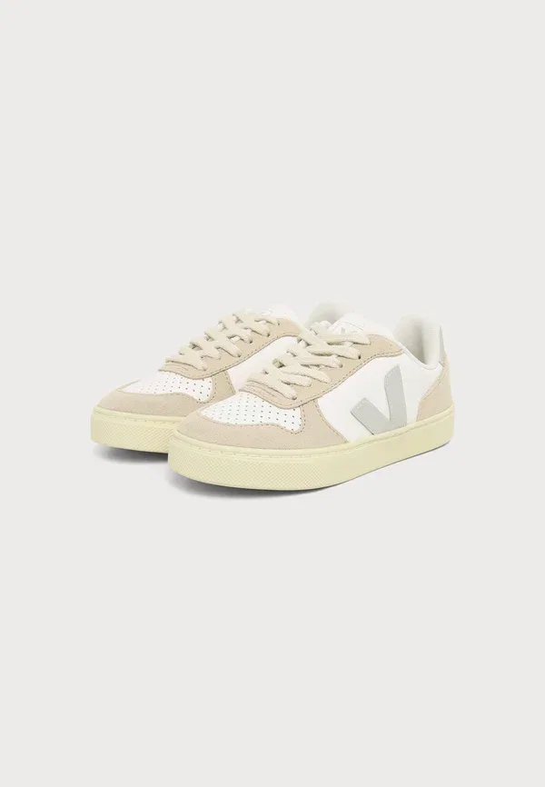 Кроссовки из кожи Small unisex - trainers Veja, White Natural Almond, белый — фото 2