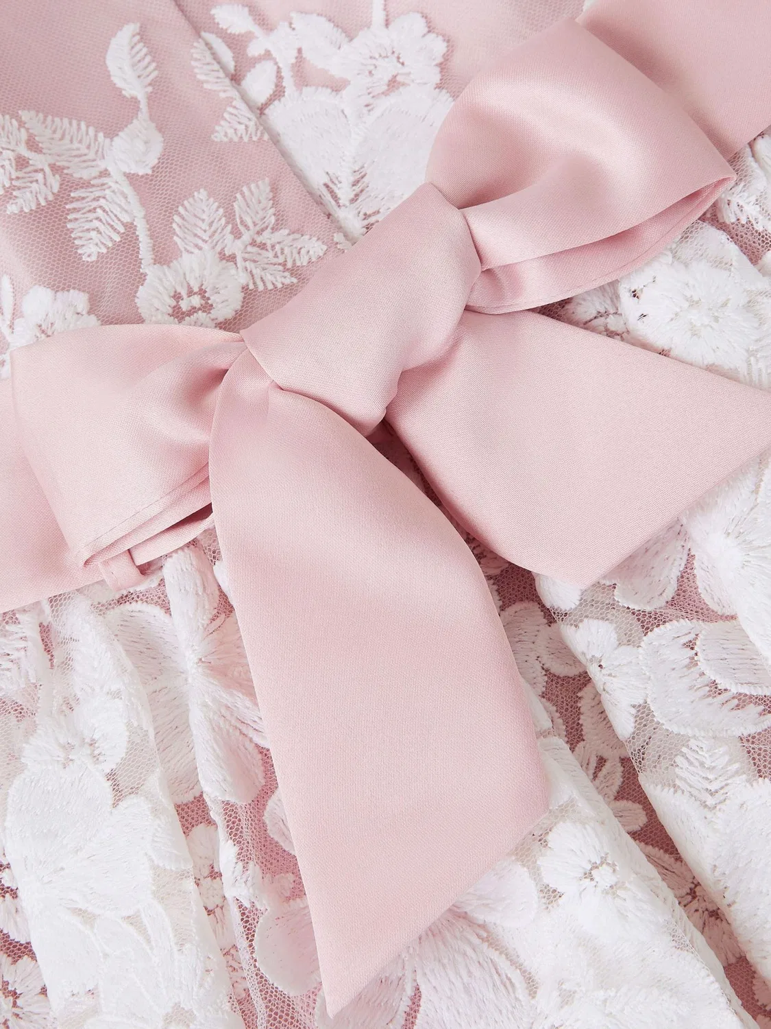 Платье с цветочной вышивкой Felicity Monsoon, Pale Pink — фото 3
