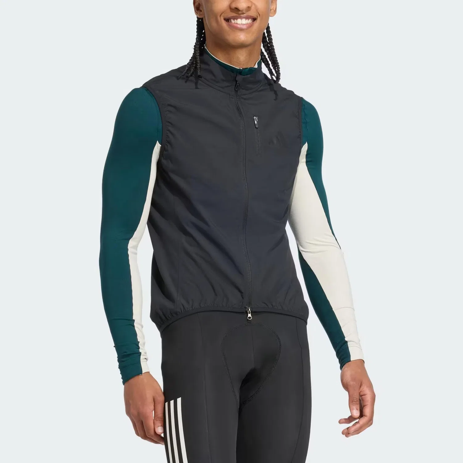 Мужской топ-борцовка Adidas, Black — фото 4