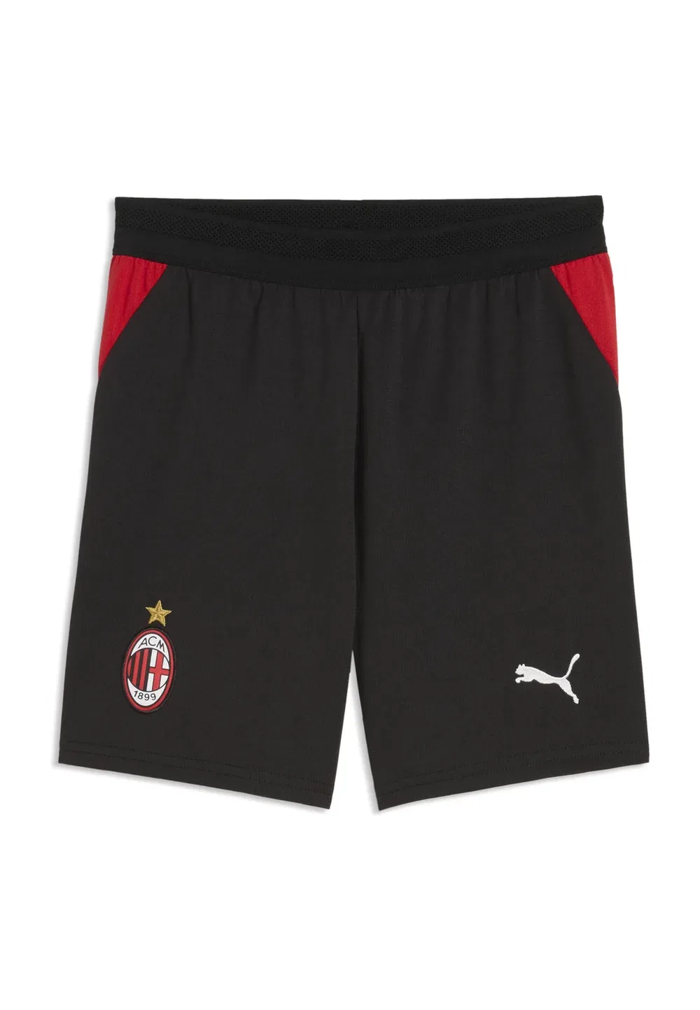 Футбольные шорты AC Milan 26/27, унисекс, клубная одежда Puma, Black-For All Time Red