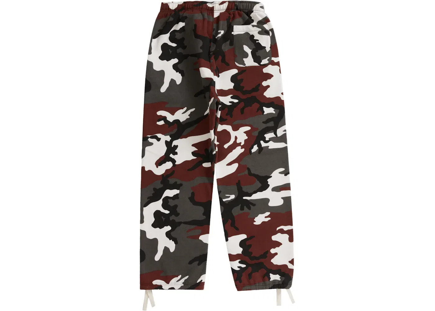 Мужские спортивные штаны с принтом Sweatpant Supreme, Red Camo — фото 2
