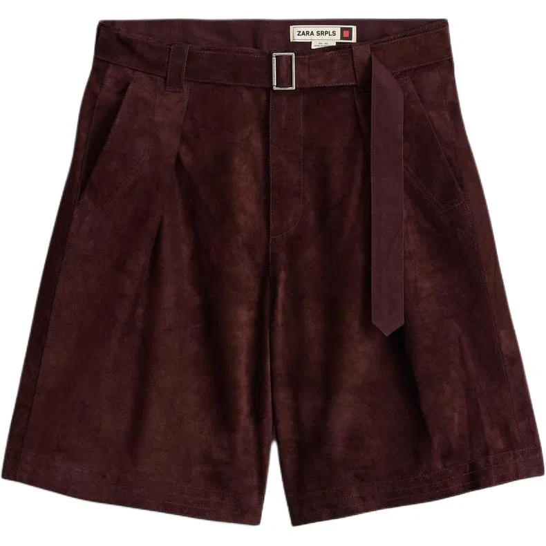 Мужские повседневные шорты ZARA, Eggplant Purple
