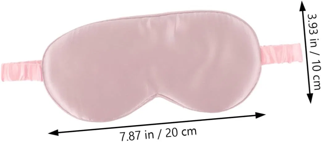 Маска для сна из шелка PLAFOPE, Light Pink — фото 2