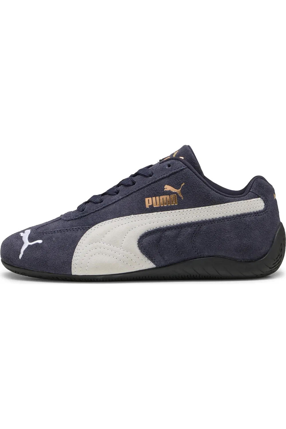 Детские кеды спортивные на шнуровке Speedcat PUMA, New Navy-Puma White — фото 3