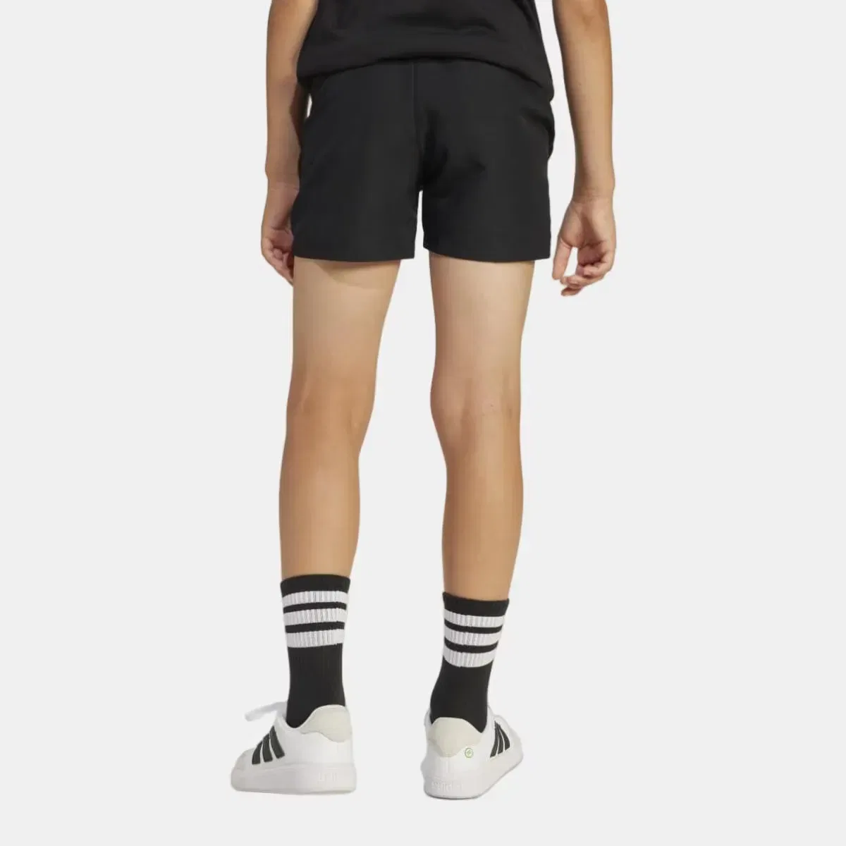 Детское шорты для мальчиков из полиэстера adidas, Negro — фото 2