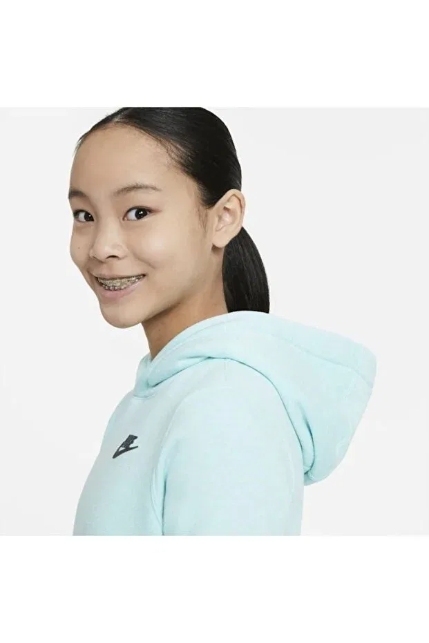 Детские свитшот с капюшоном Sportswear Zero Nike, Green — фото 4