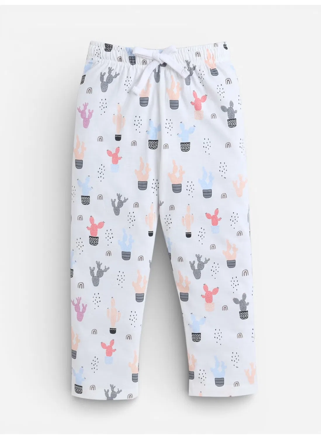 Комплект пижамный с кактусовым принтом, модель Cactus Print, Victor And Jane, темно-персиковый — фото 4