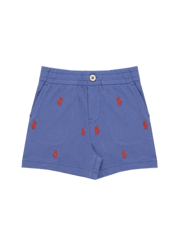 Шорты с принтом Bermuda pony - shorts Polo Ralph Lauren, Blu, синий
