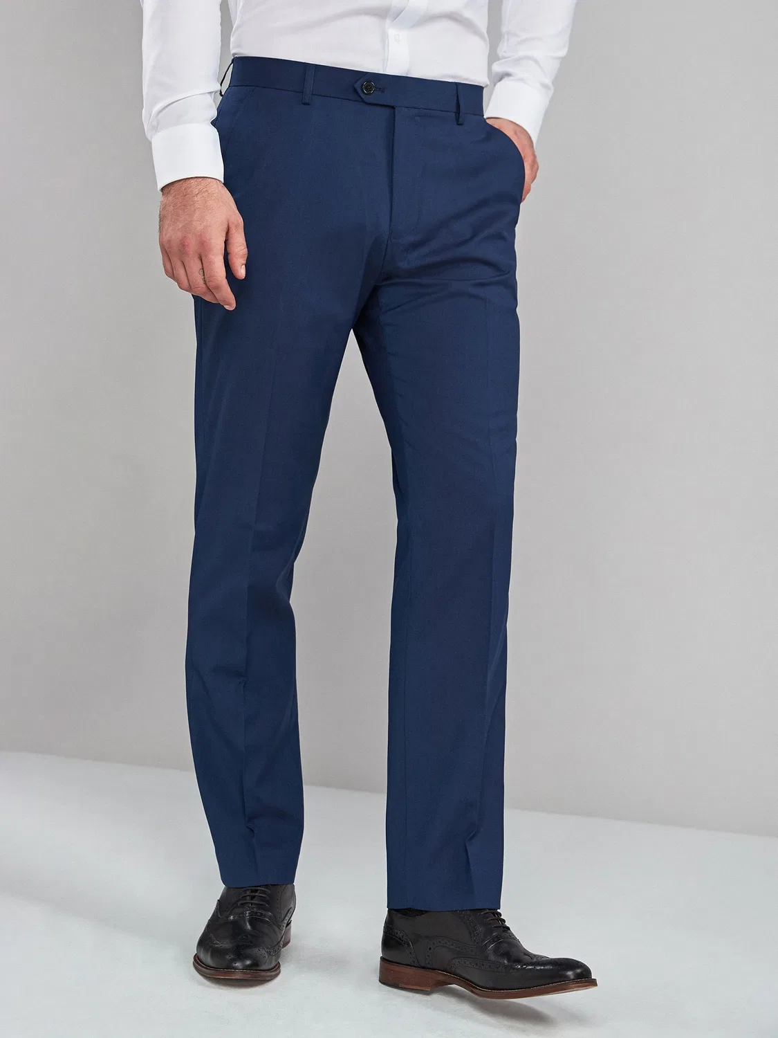 Брюки классические Regular Fit Smart Trousers Next, ярко-синие