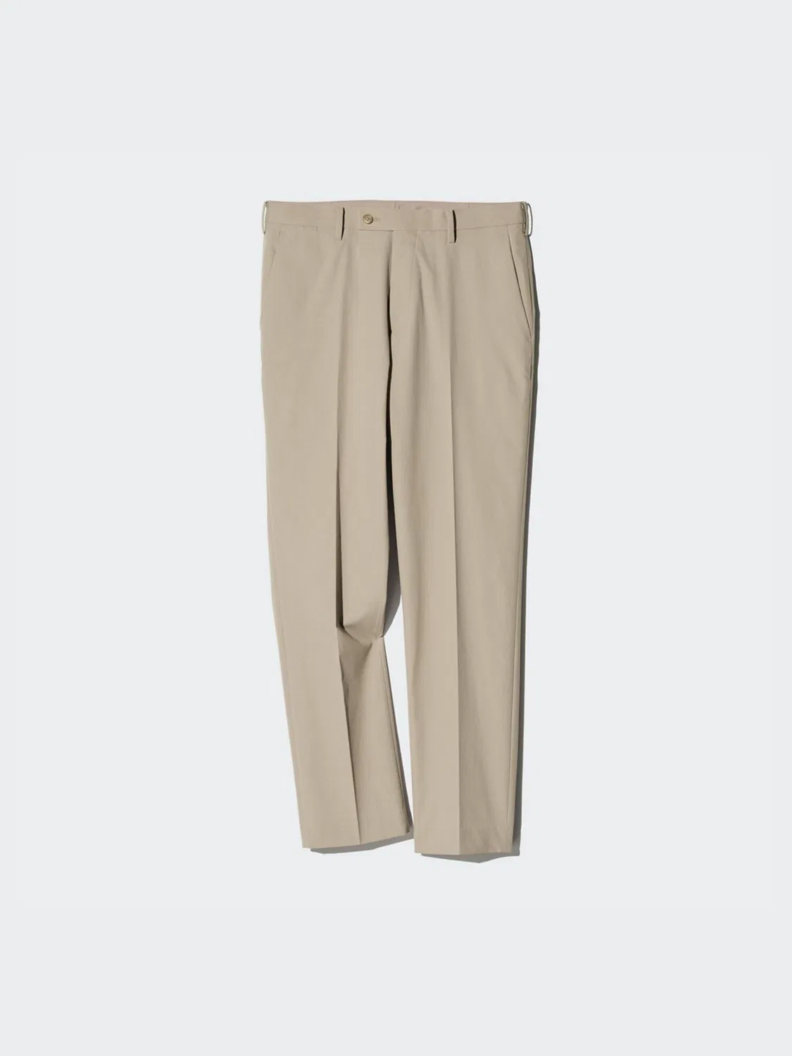 Брюки легкие быстросохнущие эластичные из имитации хлопка Uniqlo, темно-синий — фото 3