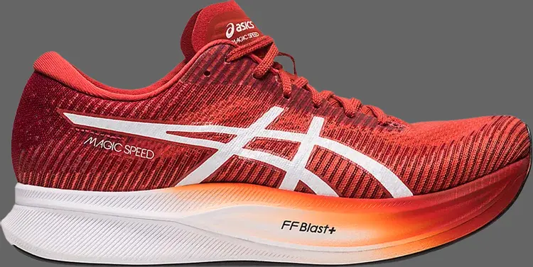 

Кроссовки magic speed 2 'spice latte' Asics, красный