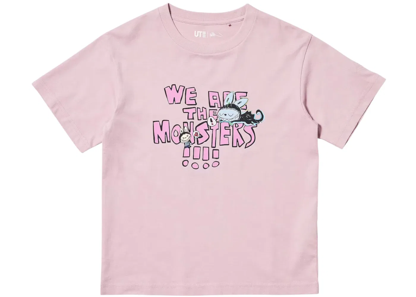 Детская футболка с принтом Uniqlo x POP MART Kids UT Graphic 485561 US Exclusive T-shirt, Light Purple