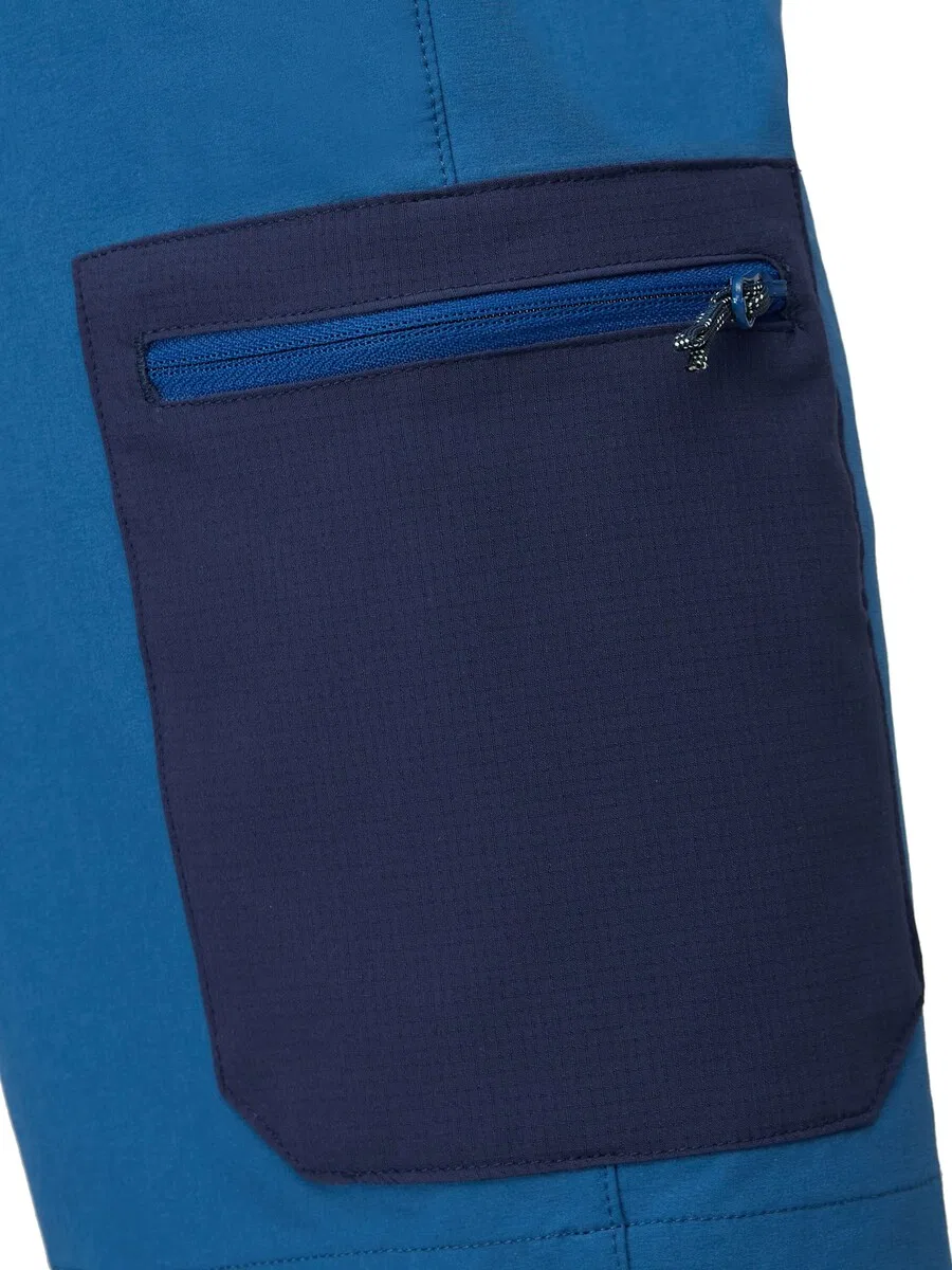 Шорты для активного отдыха MAMMUT Regular Outdoor Pants в королевском синем и темно-синем цветах — фото 3
