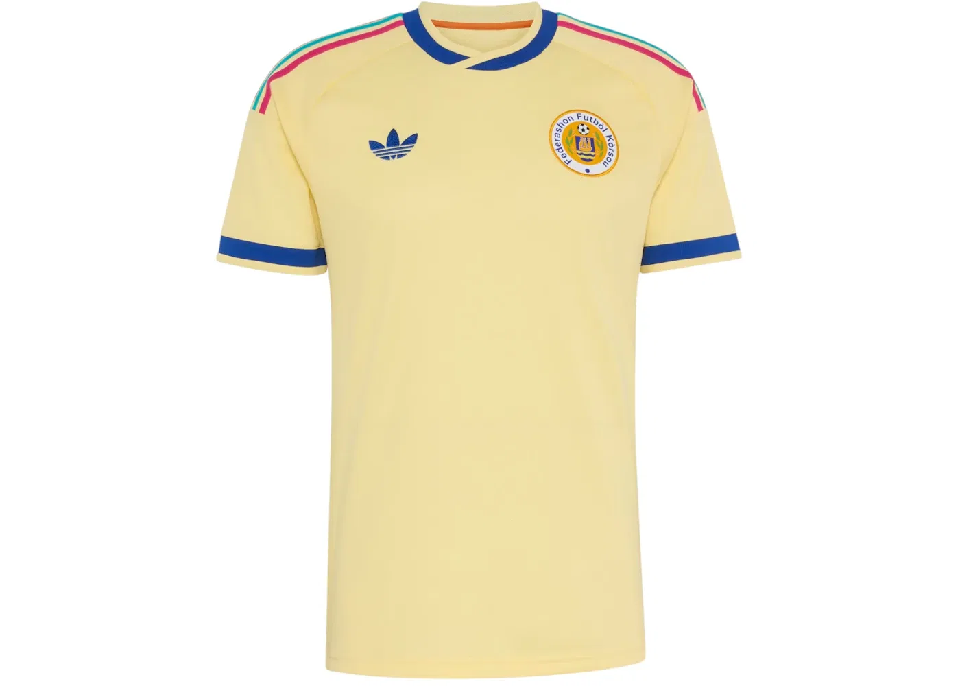 Мужская футболка с принтом Curaçao 26 Away Jersey Adidas, Yellow