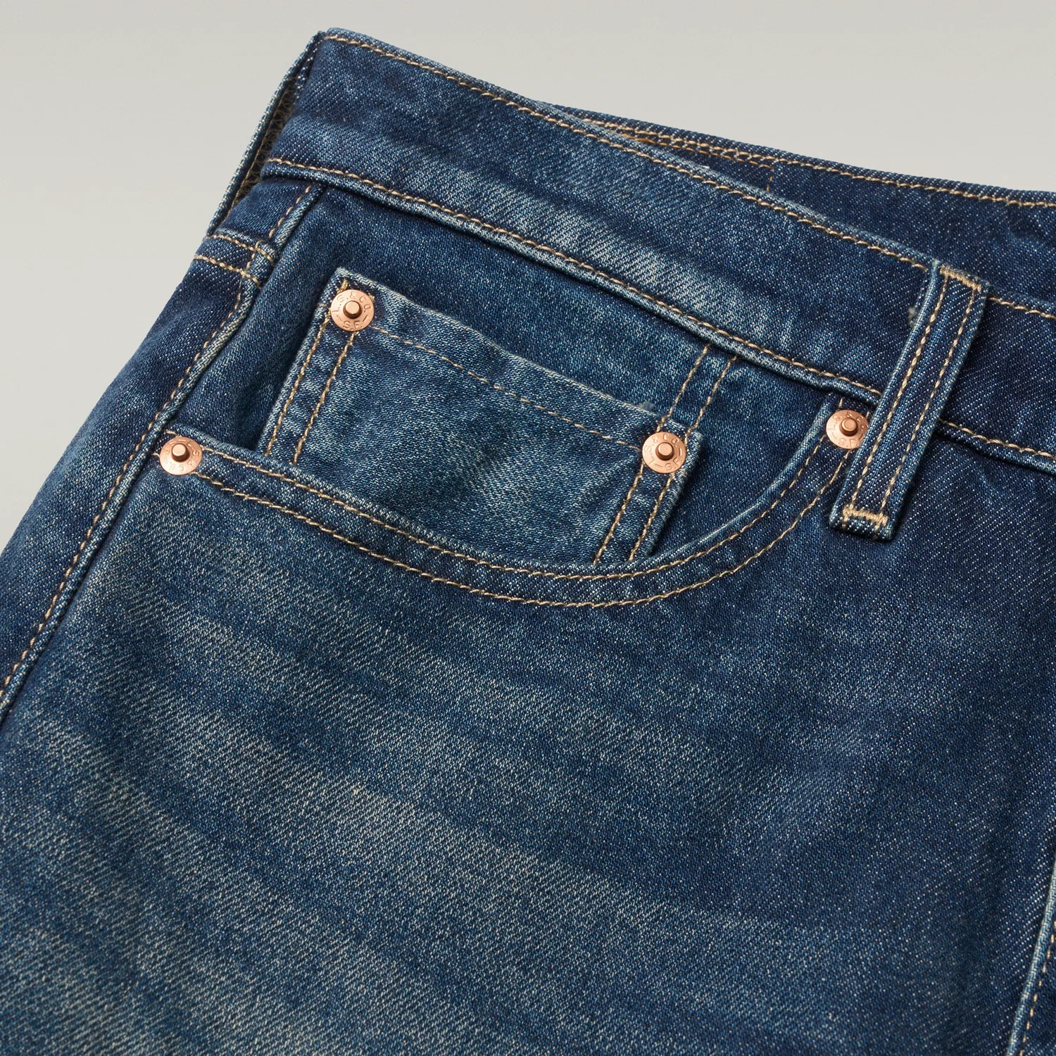 Мужские джинсы зауженные Levis, Dark Blue — фото 4