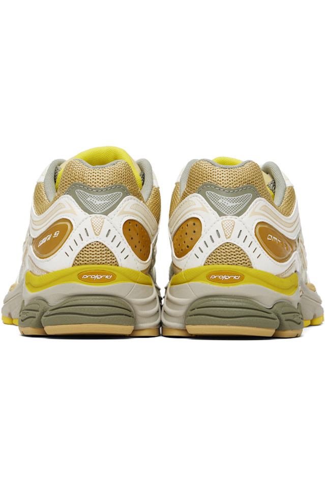 Saucony Бело-Желтые кроссовки Progrid Omni 9 — фото 2