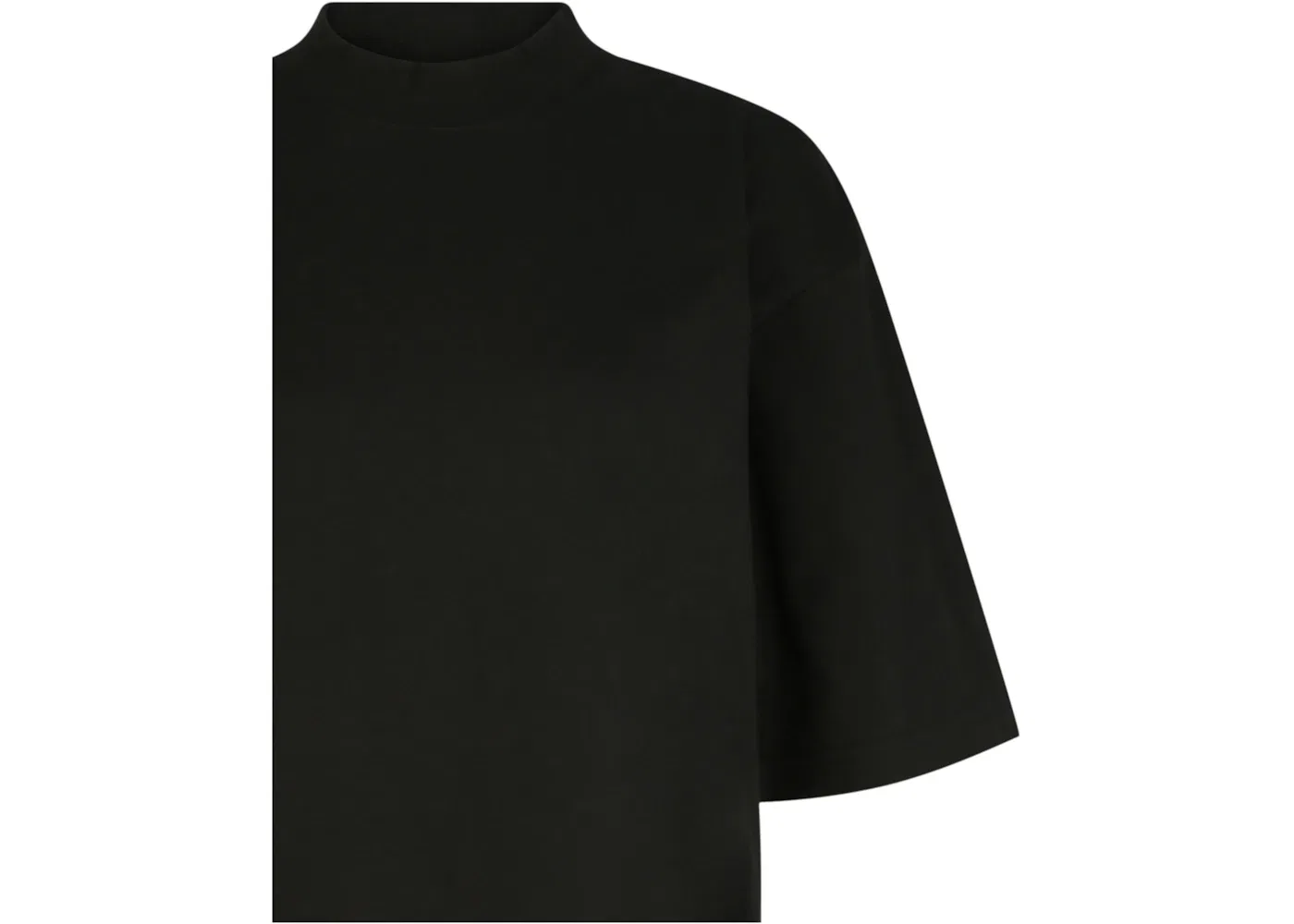 Женская футболка с принтом Balenciaga BB Paris Rhinestone T-shirt, Washed Black — фото 3