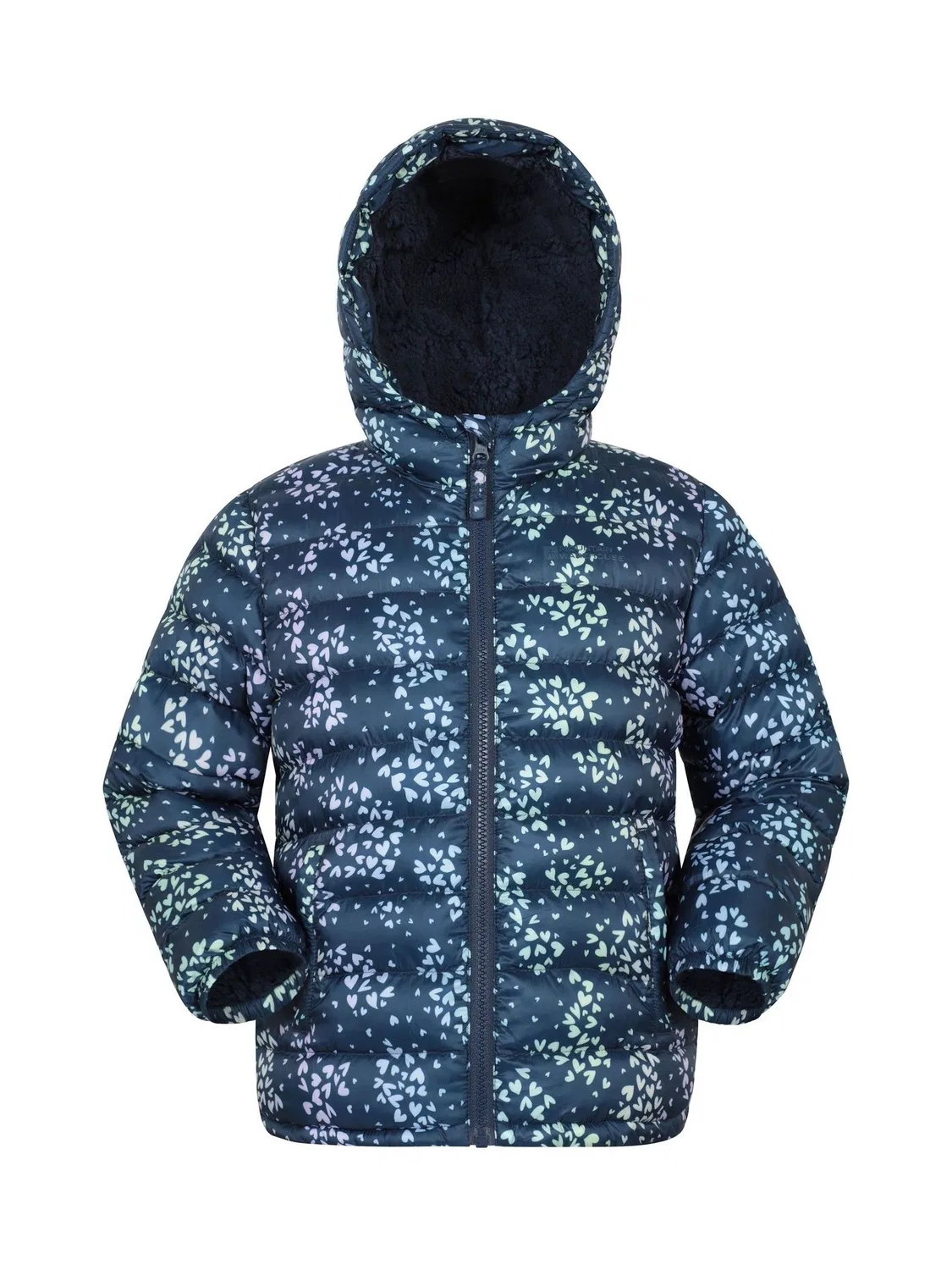 Куртка утепленная с искусственным мехом, Seasons Mountain Warehouse, светло-голубой