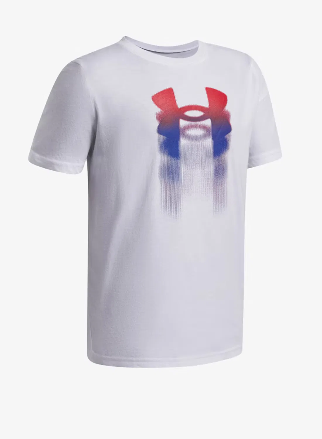 Футболка с логотипом с размытием Youth Logo Blur Under Armour, белый — фото 3