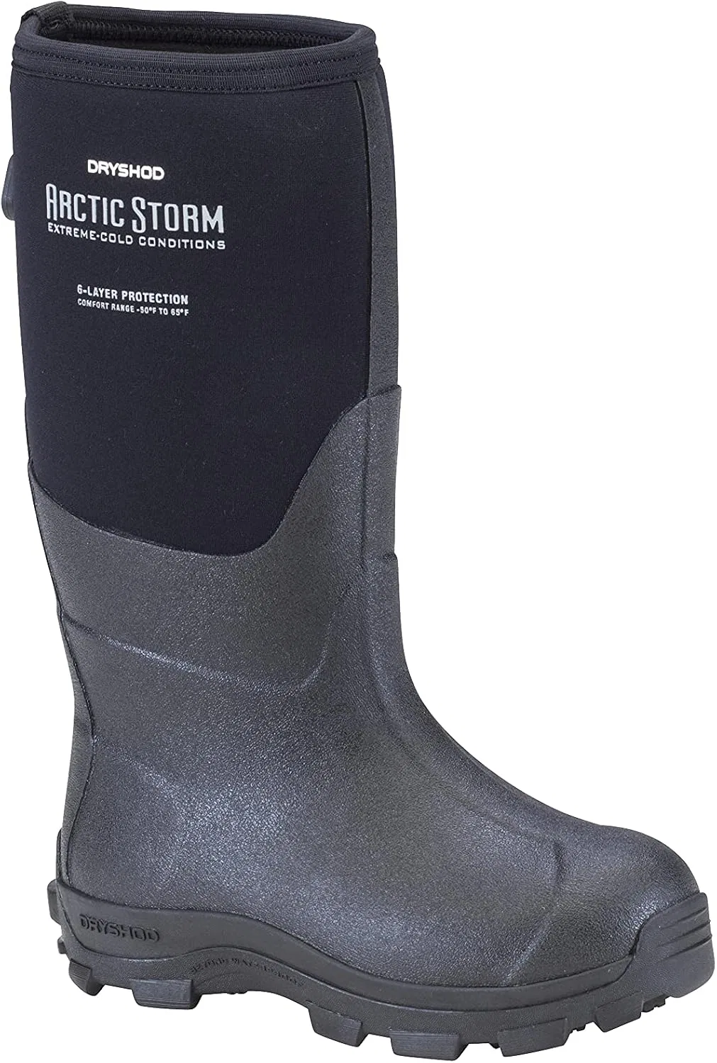 Детские зимние снегозащитные сапоги с утеплением Arctic Storm Dryshod, Black