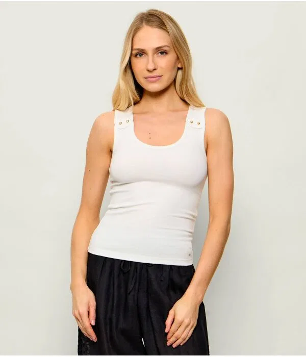 Женский топ Slim Fit Tommy Hilfiger, белый