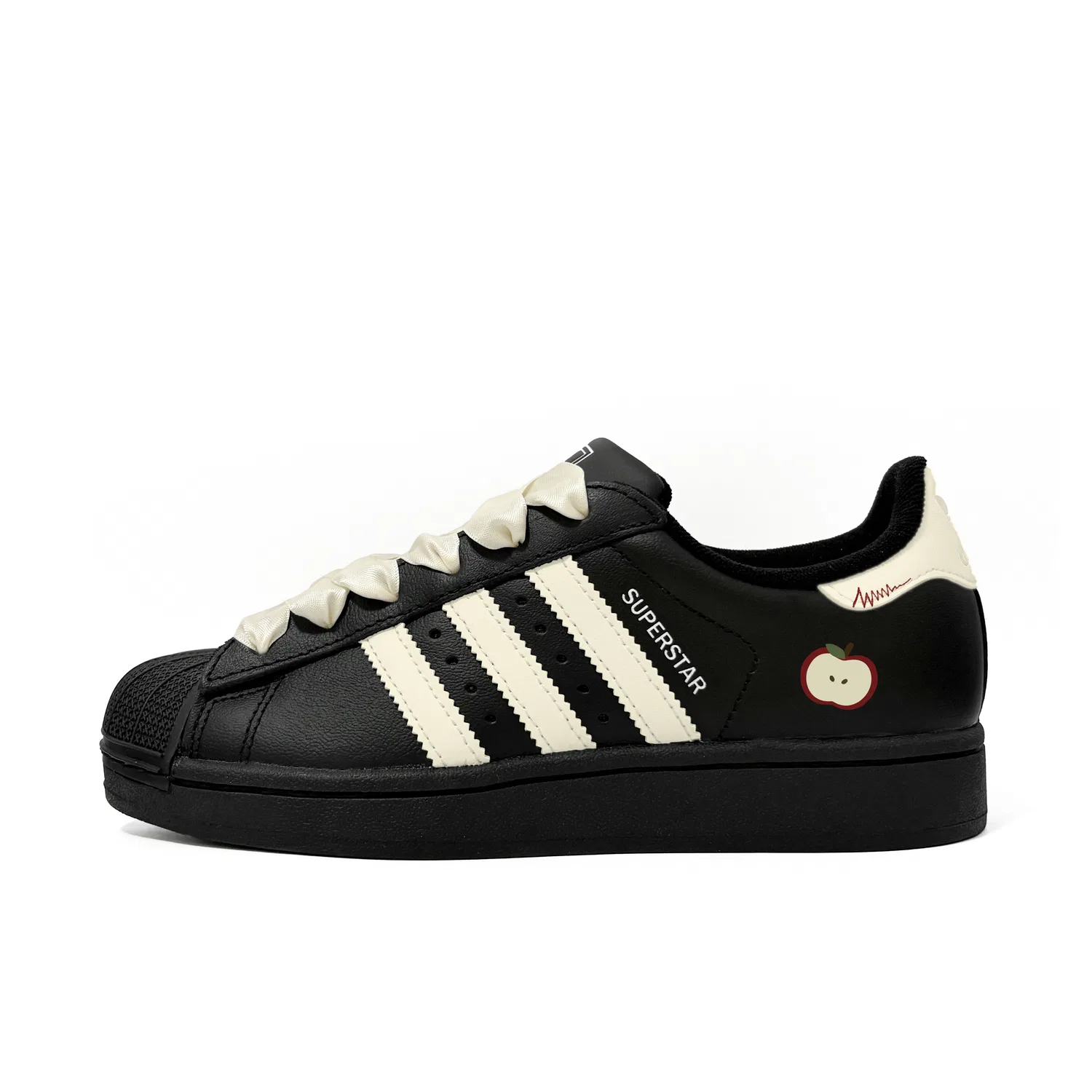 Детские кроссовки для скейтбординга с мысом-ракушкой Superstar 2 Adidas Originals, Black
