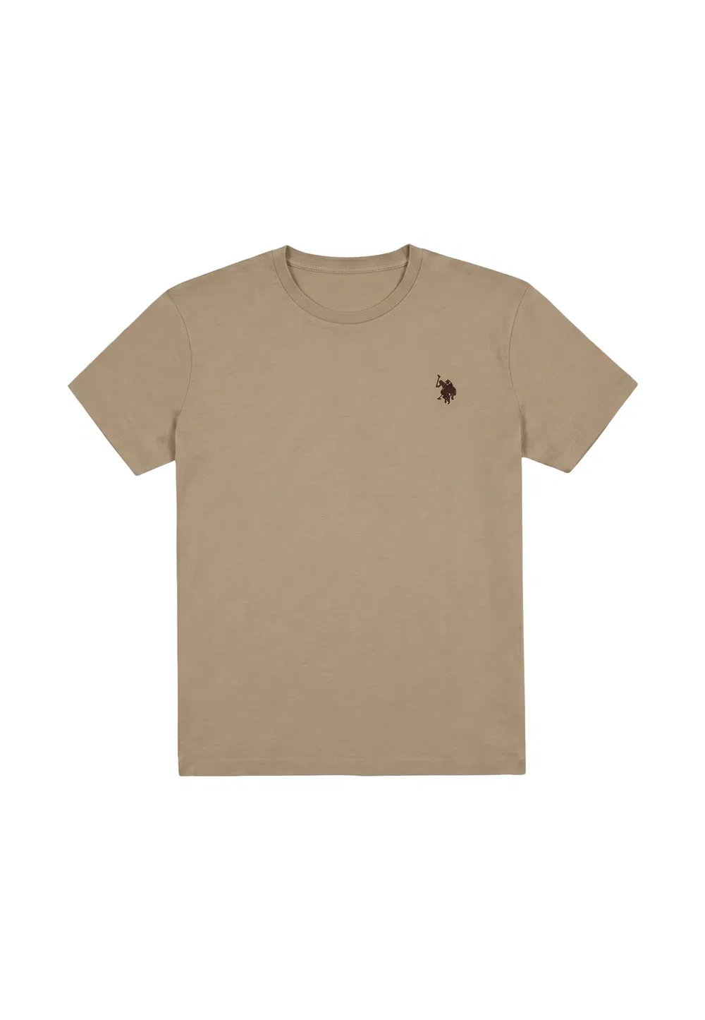Футболка - базовая футболка U.S. Polo Assn., Cream — фото 3