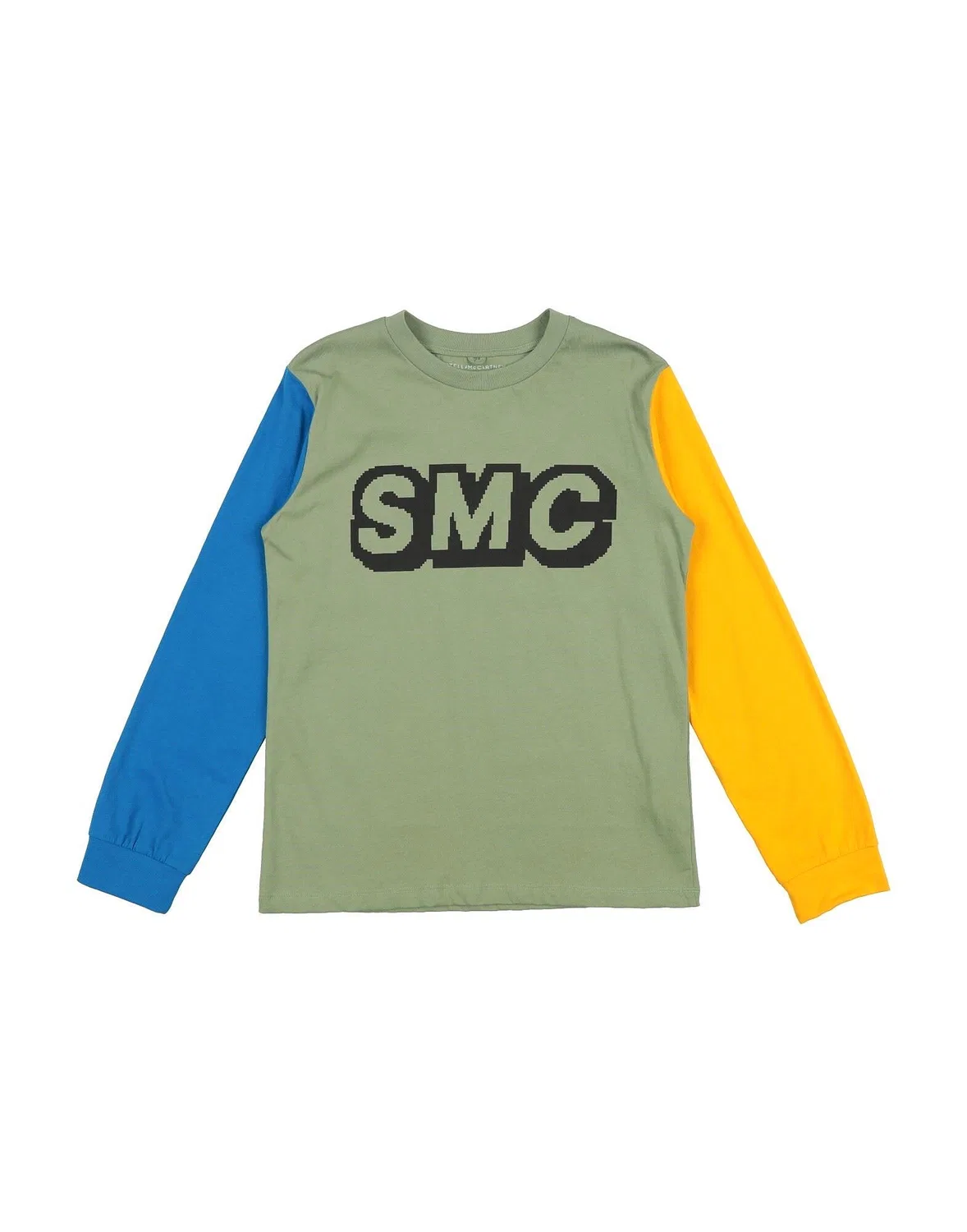 Подростковая футболка с длинным рукавом с принтом Stella Mccartney Kids, темно-зеленый