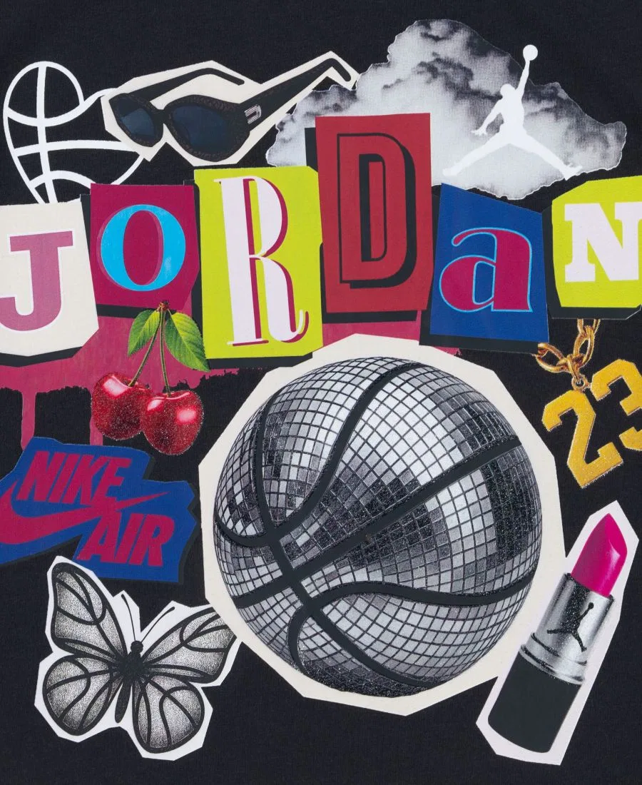 Футболка с принтом Air Collage Jordan, Off Noir — фото 3