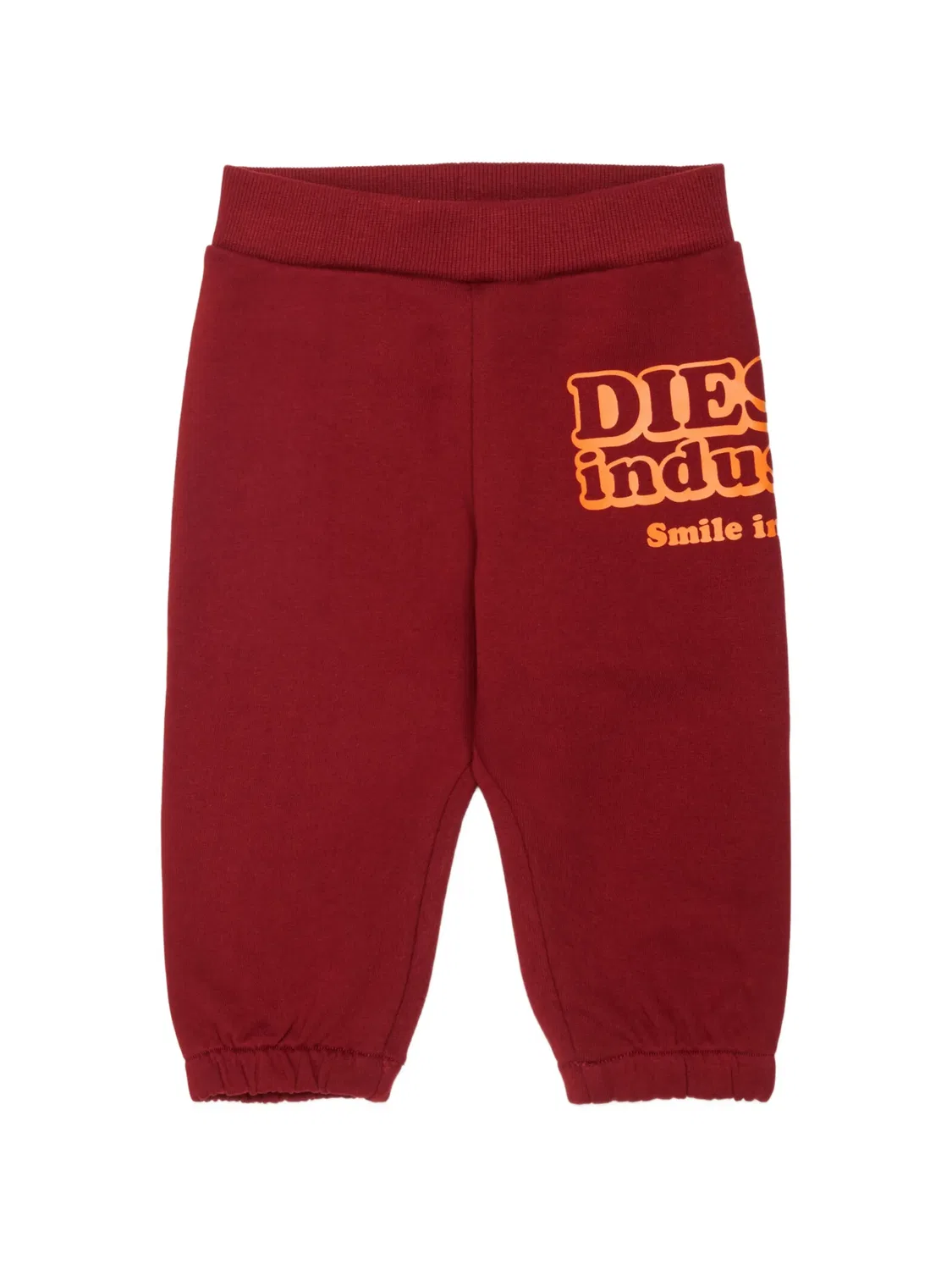 Спортивные брюки с логотипом Diesel Kids, красный