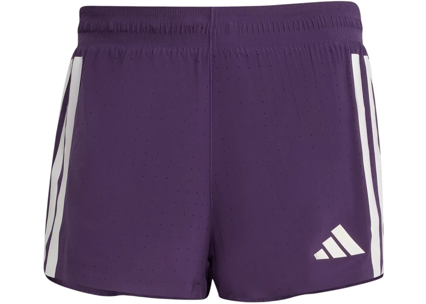 Мужские шорты с принтом Adizero Split Shorts Adidas, Aurora Plum Lucid Lemon