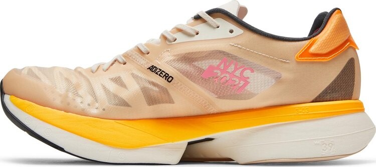 Кроссовки Adidas Adizero Adios Pro 2 'Halo Ivory Ultra Pop', кремовый — фото 4