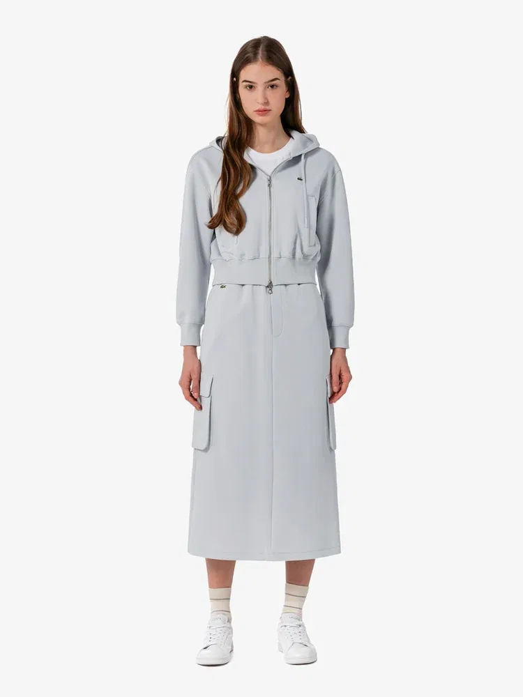 Юбка длинная карго LACOSTE Silver