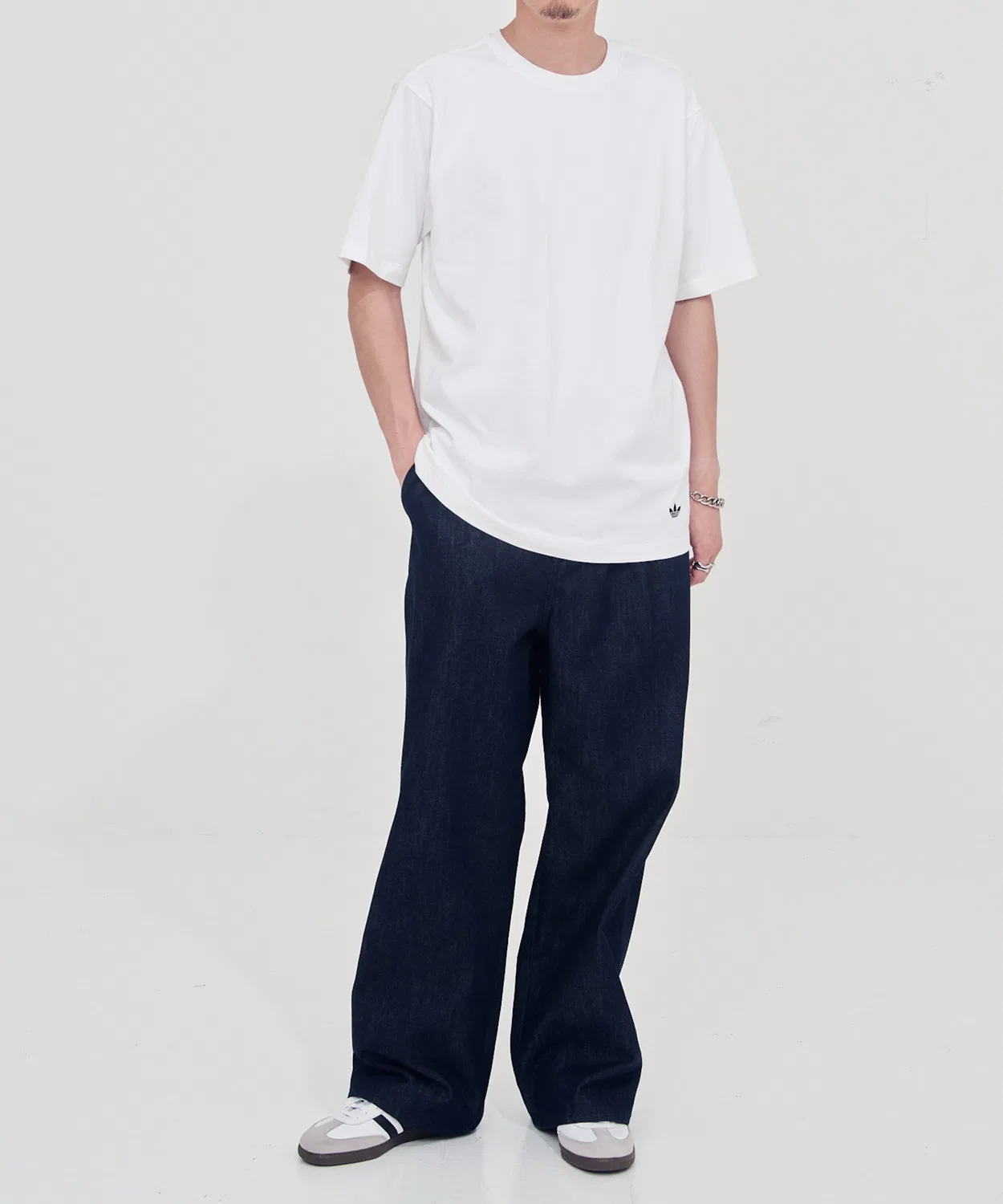 Мужская футболка с коротким рукавом Adidas Japan Made For You, Белый — фото 2