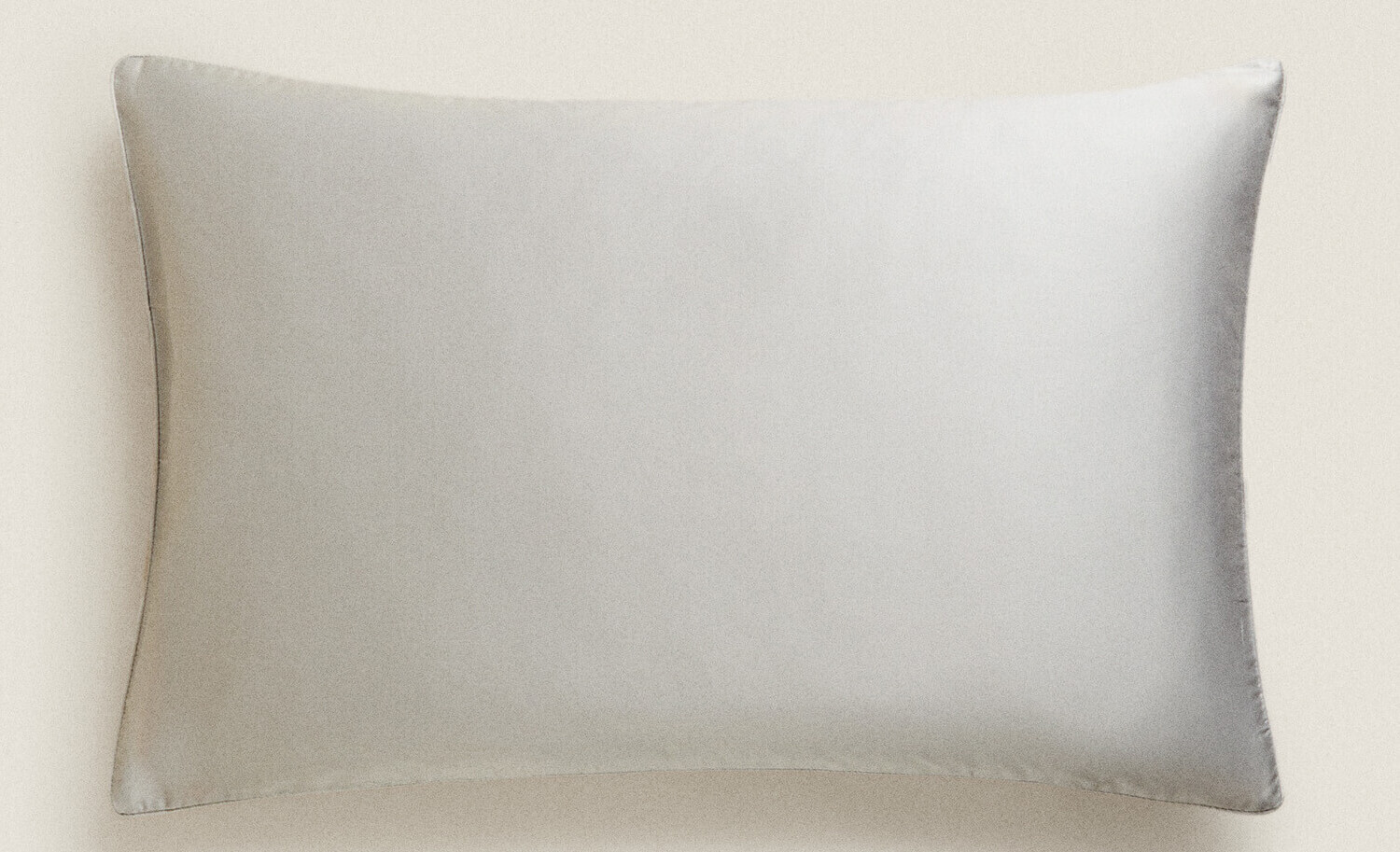 Наволочка Zara Home Sateen, 500 нитей, серебро — фото 4
