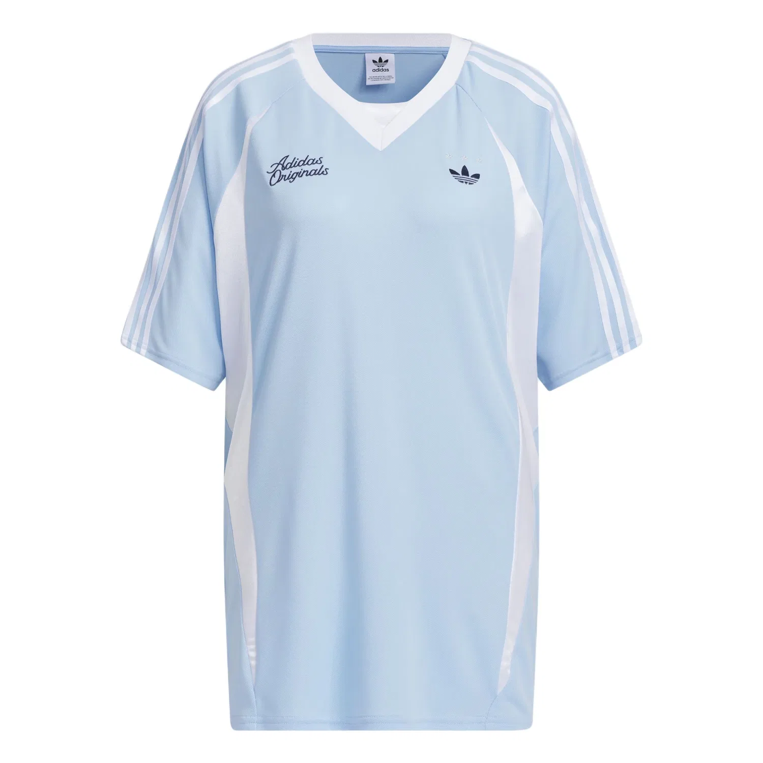 Женская футболка с глянцевой отделкой x Sporty T Shirt Adidas Originals, Glossy Finish Blue