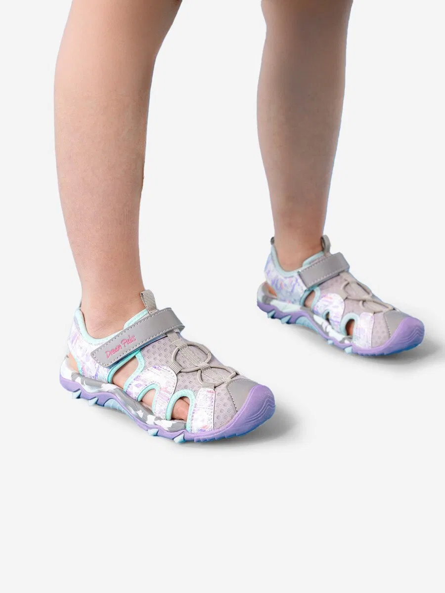 Сандалии Dream Pairs фиолетового цвета — фото 3